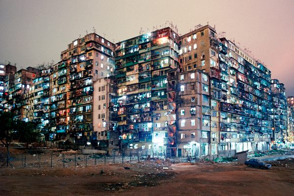 Kowloon Walled City was built without regulations. 