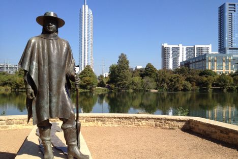 Stevie Ray Vaughan Statue