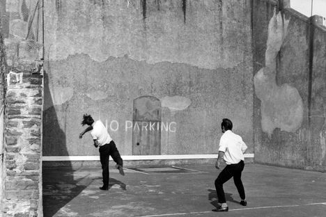 The handball court in Nelson, South Wales, August 8, 1969. The three-walled court and home to Pêl-Law, the Welsh version of the game, has stood in the town since 1860. 