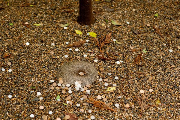 Kaname-ishi in Kashima Jingu.