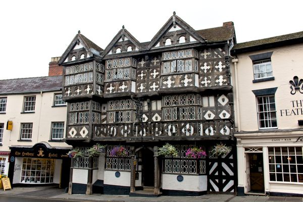 The Feathers facade