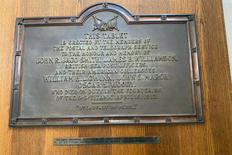 Titanic Postal Workers Memorial