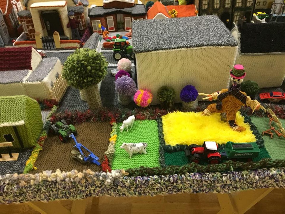Even scarecrows have been replicated.