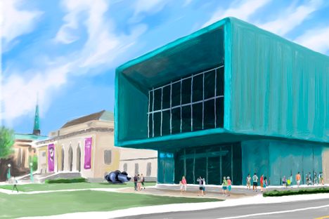 The exterior of the Columbus Museum of Art in Ohio.