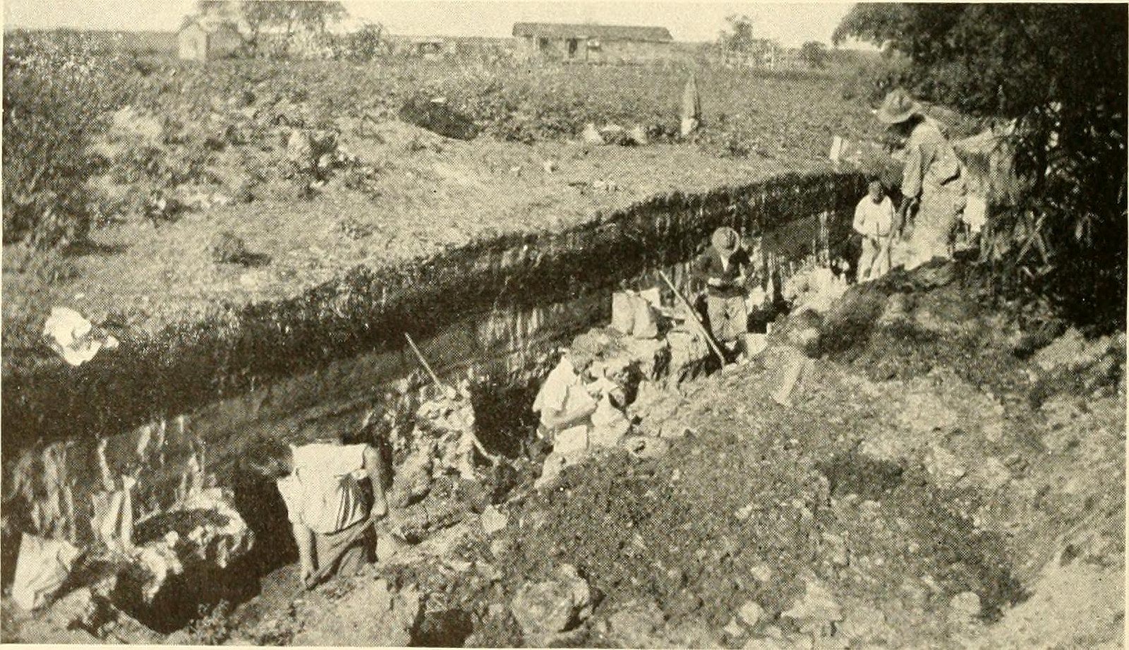 A Smithsonian-led dig that Lamme worked on in 1933-4
