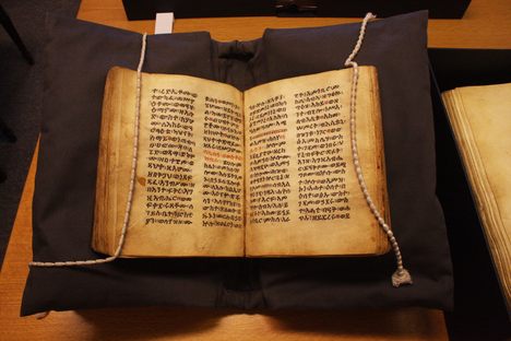 One of the manuscripts from the Battle of Maqdala, now housed in  the British Library. 