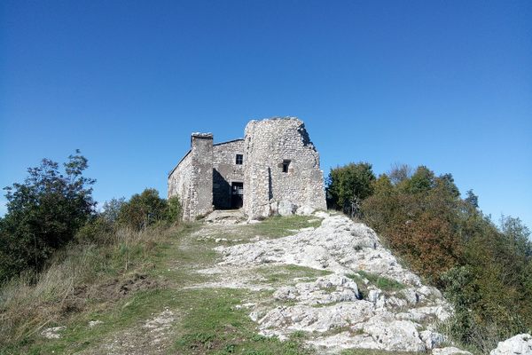 The Church of Saint Sylvester on Mount Soratte.