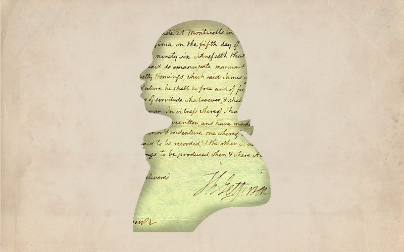 Jefferson's deed of manumission for Hemings stated that he was "discharged of all duties and claims of servitude whatsoever."