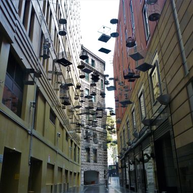 Installation by artist Michael Thomas Hill and research scientist Dr. Richard Major.