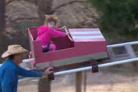 You could only hope to have been so lucky as this kid.