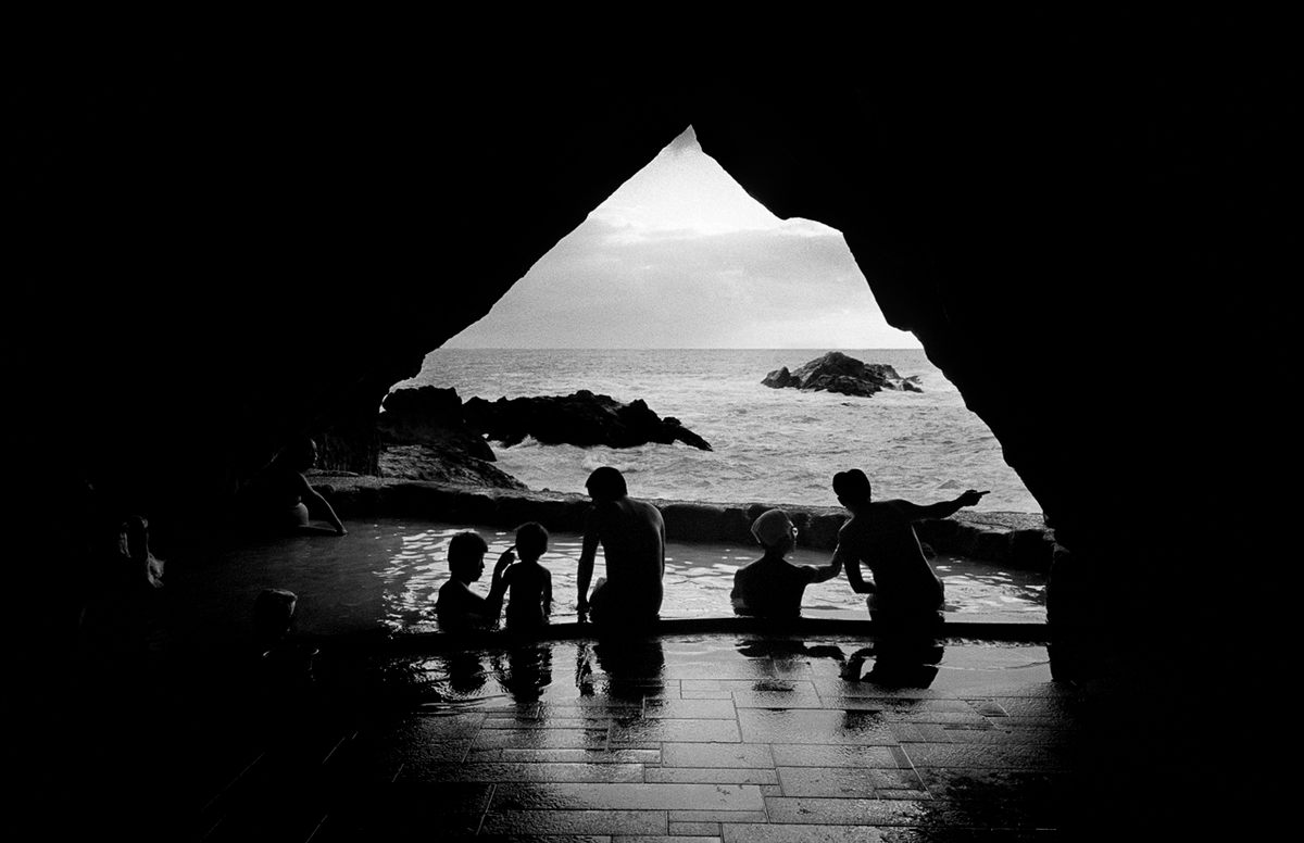 The Bokido (forget-to-go-home) Cave hot spring at the Urashima Hotel in Katsuura, Wakayama Prefecture.