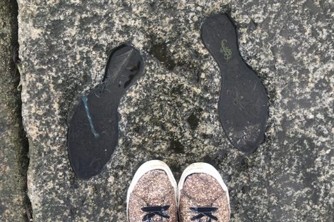 Foot Prints of King George lV