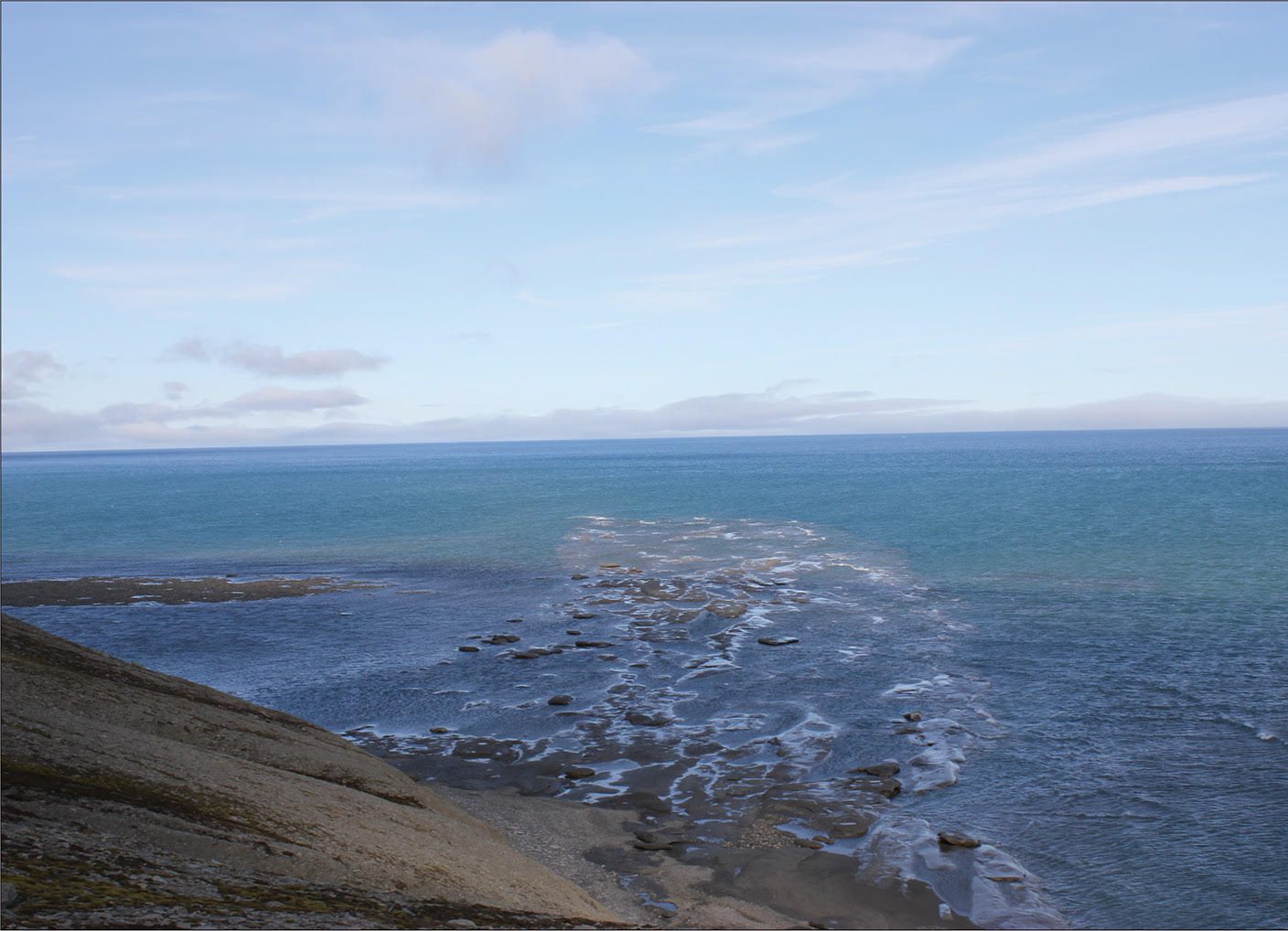 In Svalbard, Norway, a Triassic channel still extends from an outcrop.