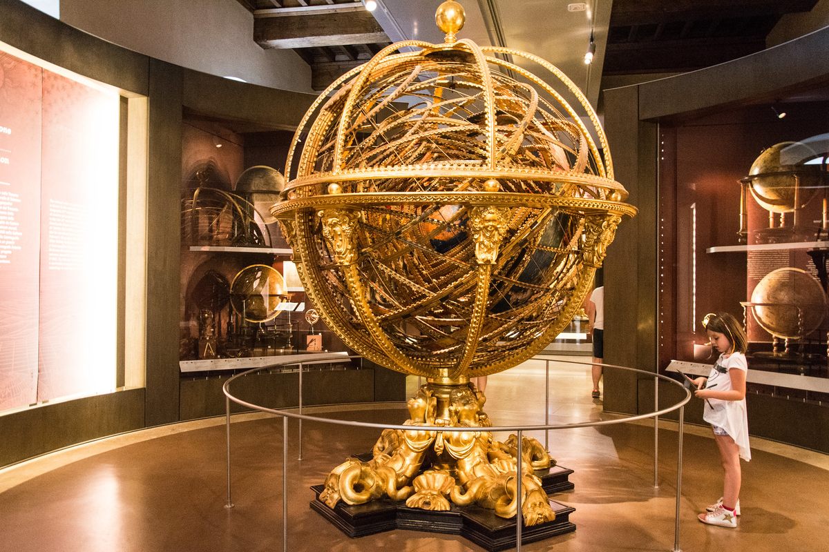 The Museo Galileo is full of wonders such as this armillary sphere, a model of celestial bodies.