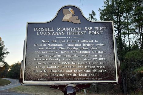 Driskill Mtn Historical Marker Side 1