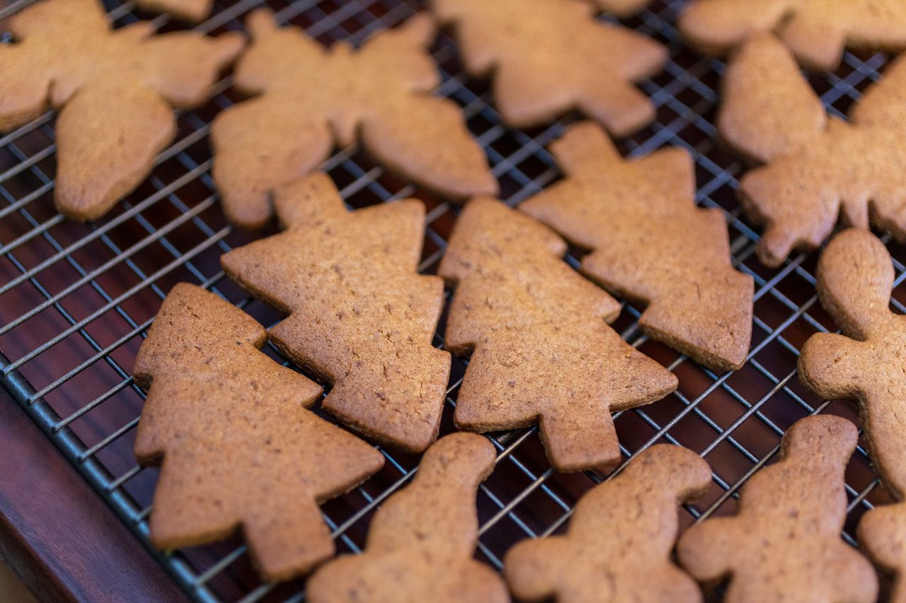 <em>Gingerbread</em> is a word applied to cookies, cake, and a number of other treats.