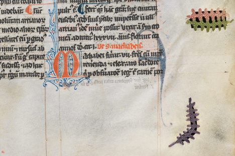 A page from James of Voragine’s 14th-century Golden Legend.