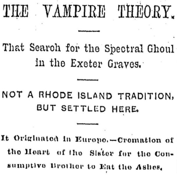 How did 18th-century vampire hunters identify the undead? Blood and  fingernails.