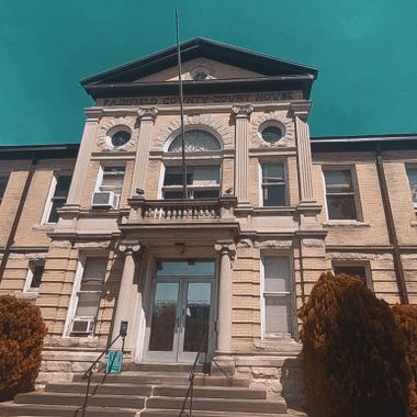 Old Courthouse in Danbury, where the demon murder trials took place