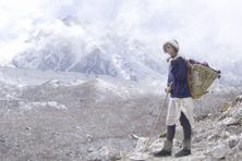 Wortley built the wooden backpack she used while retracing Alexandra David-Néel’s journey from a chair she found on the street in London.