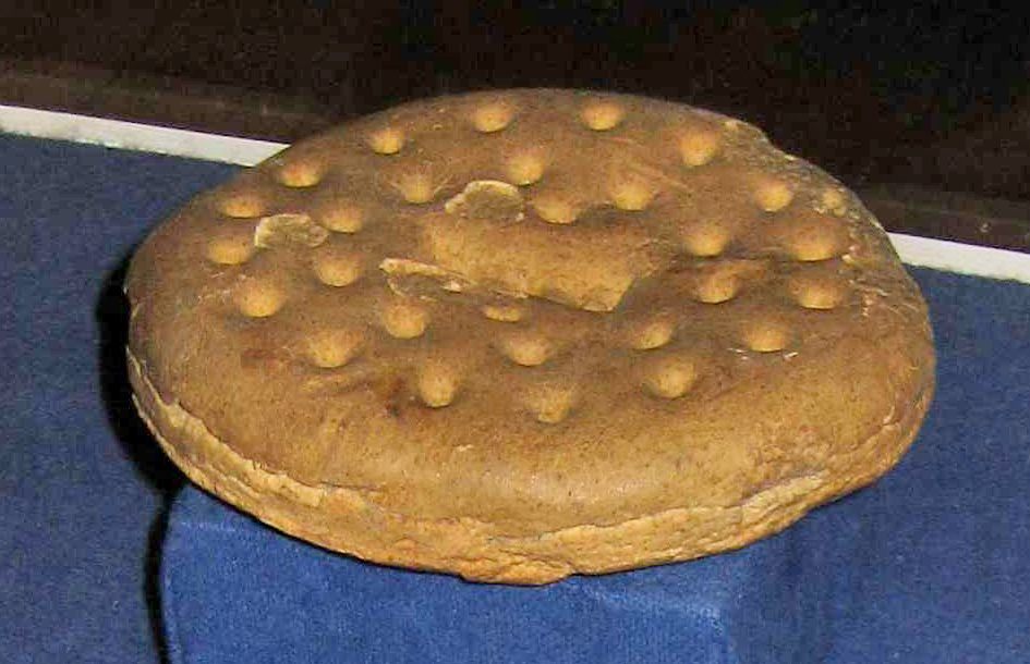 The apparent oldest ship biscuit in the world, from 1852, currently sits in the maritime museum at Kronborg Castle, in Elsinore, Denmark.