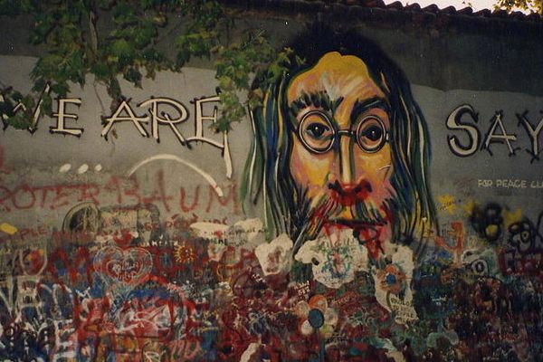 The Lennon Wall.
