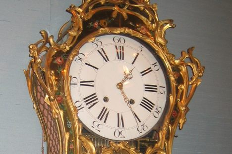 A french pendule clock at the Musee d'Horlogerie