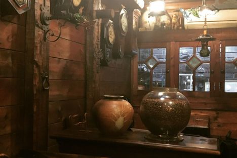 The cozy interiors of Monozuki Cafe