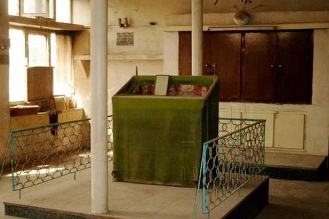 The interior of the synagogue