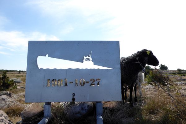 One of the markers commemorating the events in October 1981