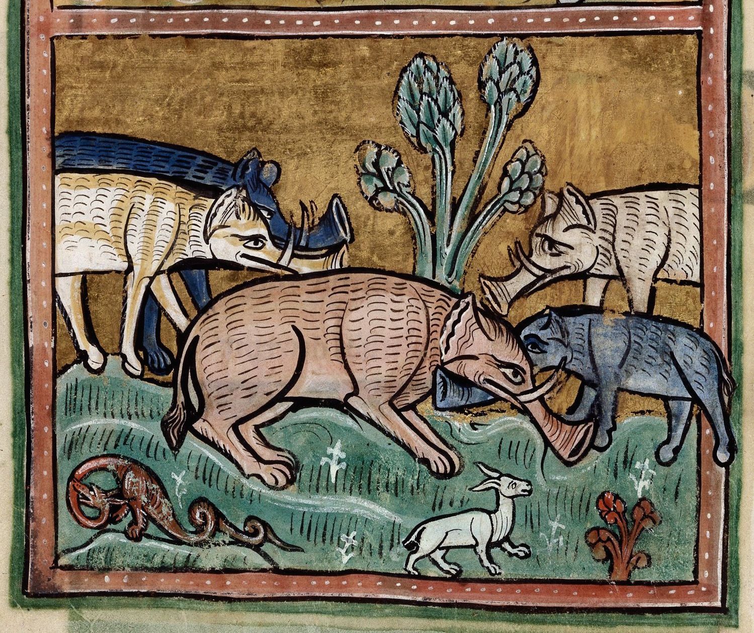 Why Did Medieval Artists Give Elephants Trunks That Look Like