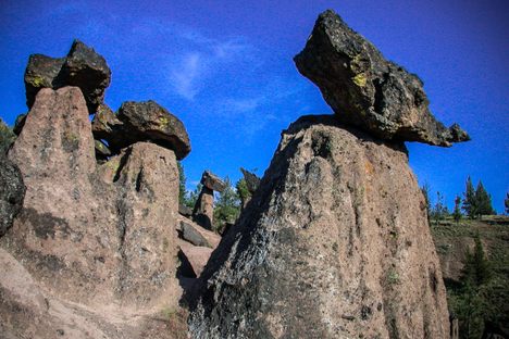 The balancing rocks.