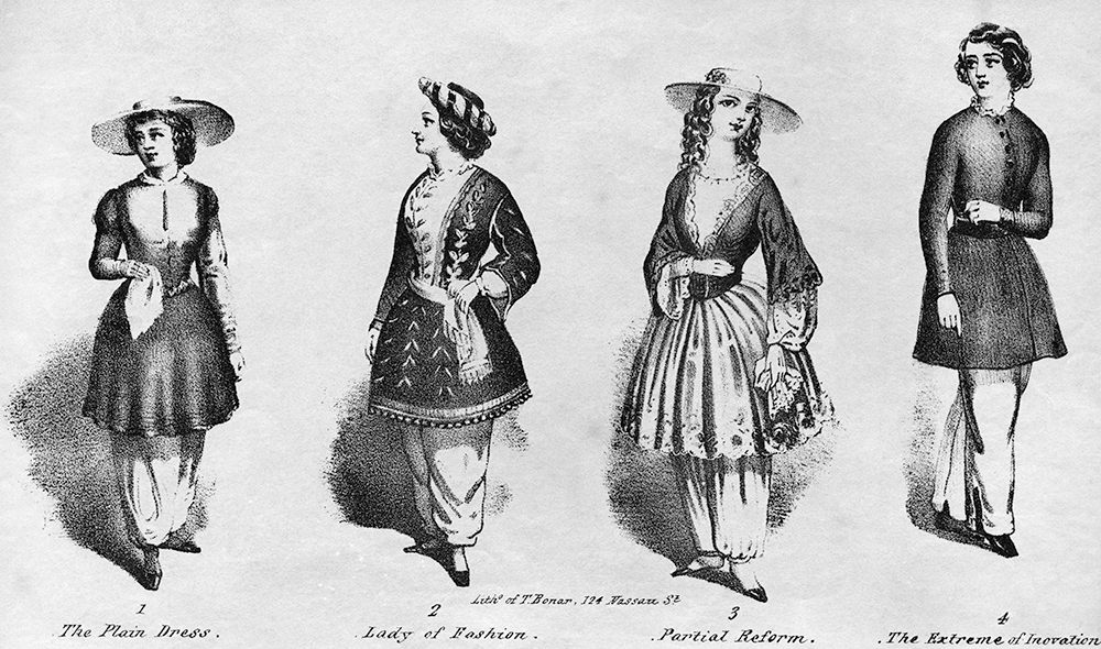 When American Feminists Were Pilloried for Daring to Wear Bloomers - Atlas  Obscura