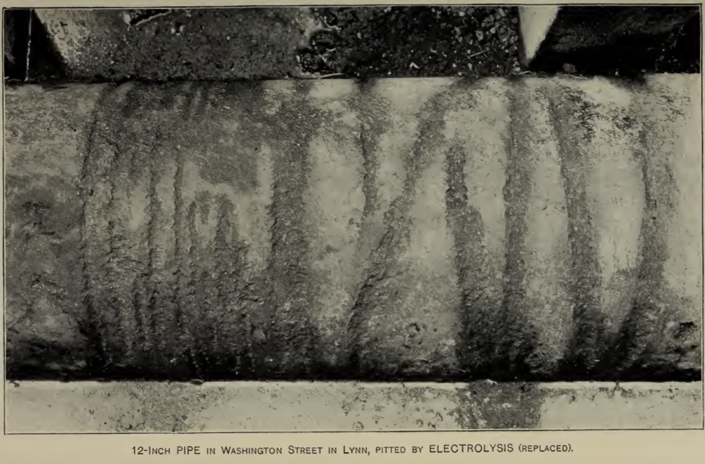 A gross-looking pipe, from Boston.