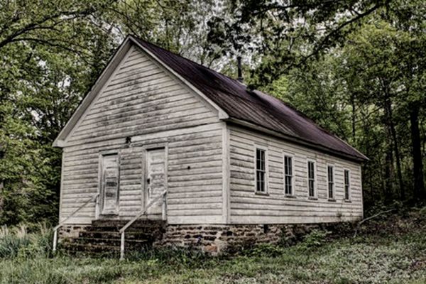 The school was designed and built by two local carpenters
