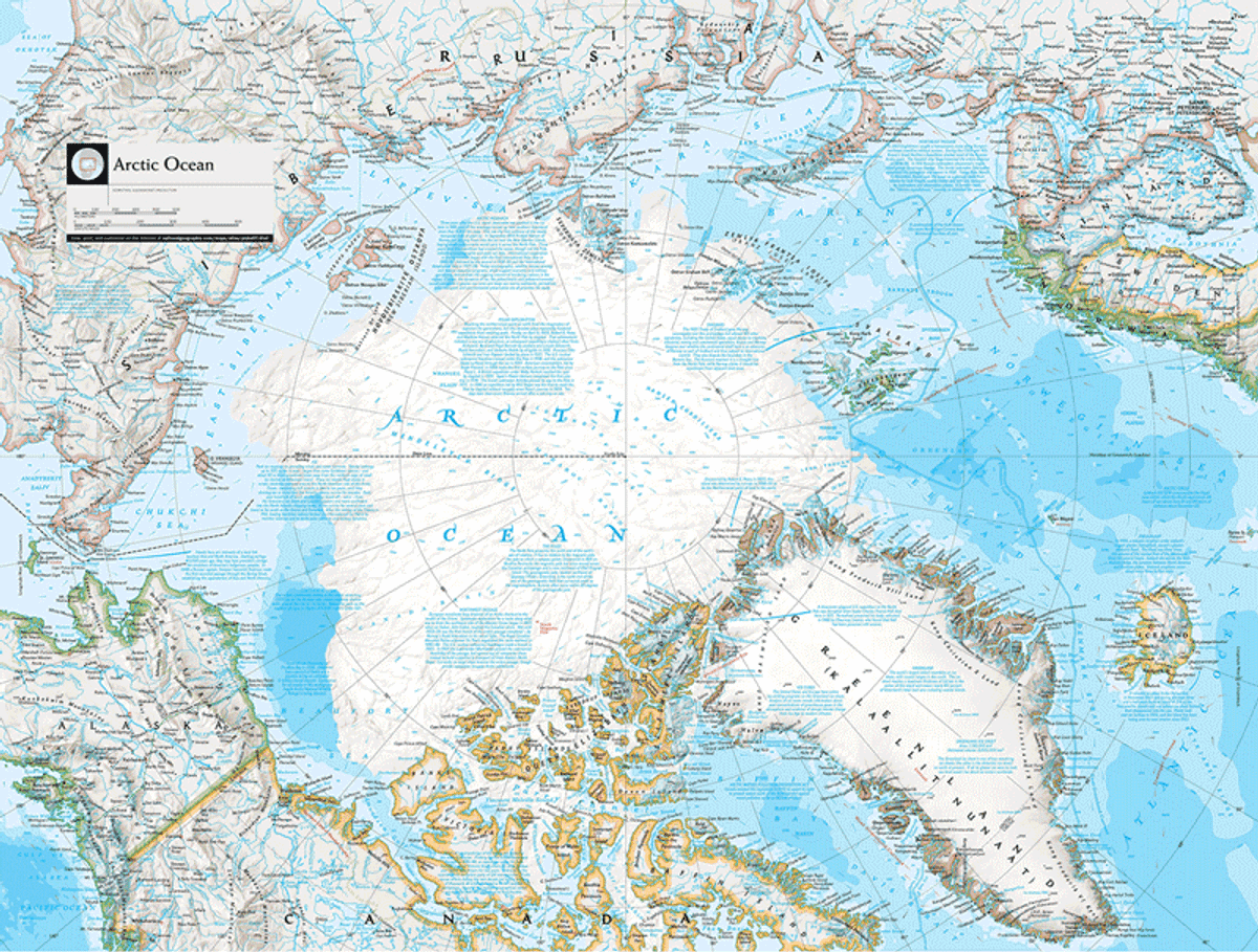 The 8th and 10th Edition Arctic maps.