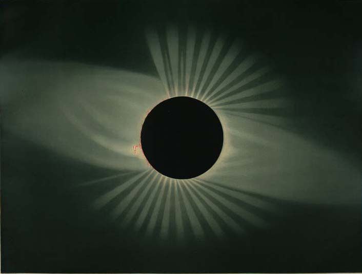 The eclipse of 1878 as observed from Wyoming.