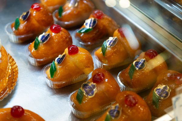 Each bite is soaked with spiked syrup.