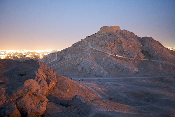 The Tower of Silence in Yazd 