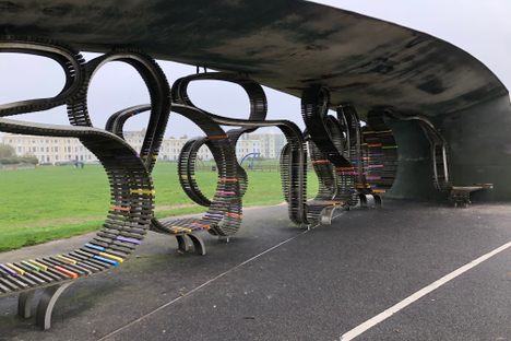 The Long Bench shelter.