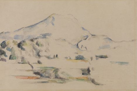 The Reunion of Two Halves of a Piece of Paper Ripped Apart by Paul Cézanne