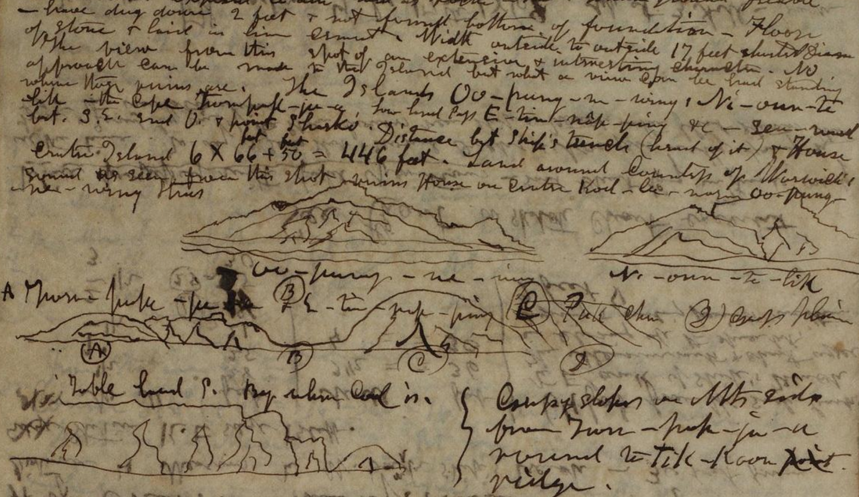 Some documents—like this one, written in the field by by explorer Charles F. Hall—are simply difficult to read.