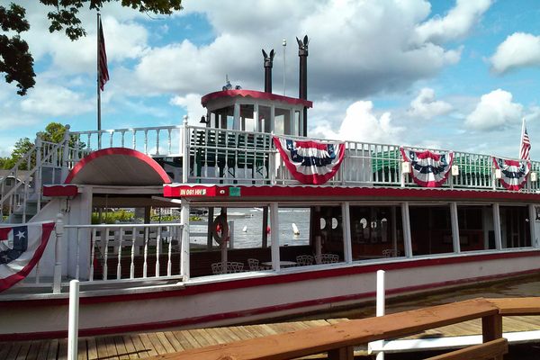 The Dixie at dockside.