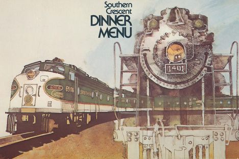 Private railways once offered fine cuisine for the well-heeled. 