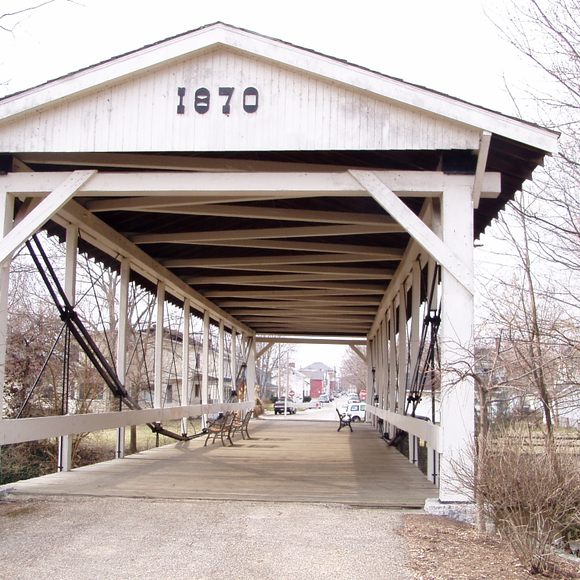 covered bridge truss types