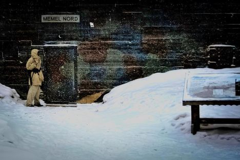 Memel-Nord museum in wintertime