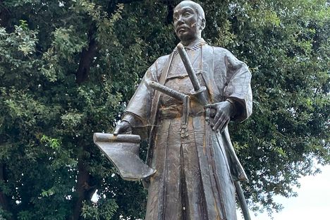 The Tsunenaga Statue in Civitavecchia