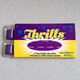 Thrills gum is as purple as its packaging. 