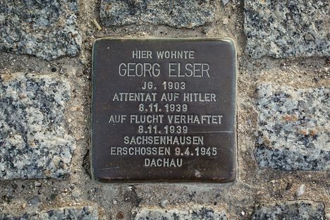 Georg Elser Plaque
