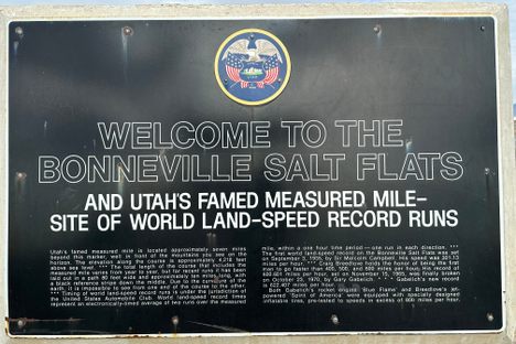 Sign at rest stop